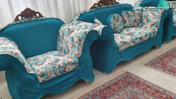 کاور مبل پارچه ای طراح دار